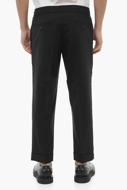 Pantaloni REM Slim Fit a Vita Bassa con Elastico in Vita>Neil Barrett Sale