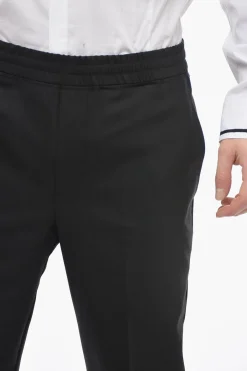 Online Pantaloni REM Slim Fit con Elastico in Vita Uomo Pantaloni