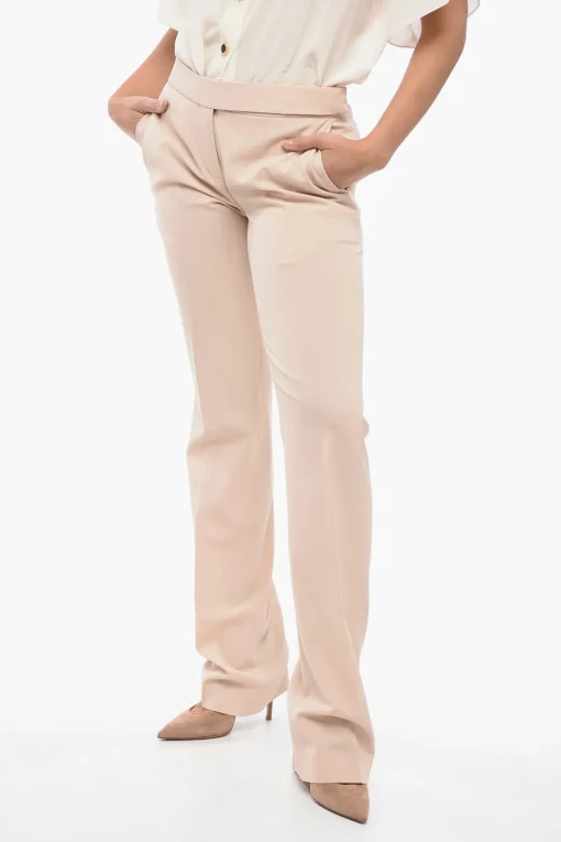 Pantaloni Sartoriali a Vita Bassa con Slim Fit>Stella McCartney Best