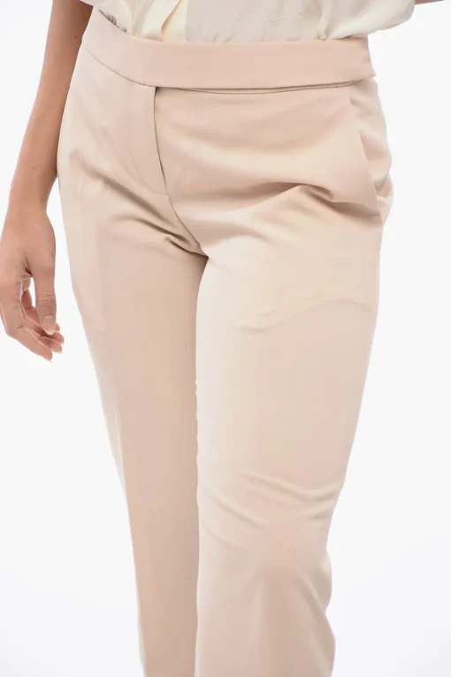 Pantaloni Sartoriali a Vita Bassa con Slim Fit>Stella McCartney Best