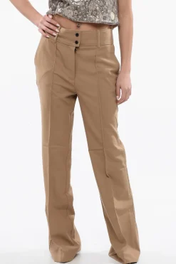 Discount Pantaloni SEVENH in Misto Lana a Vita Alta Donna Pantaloni