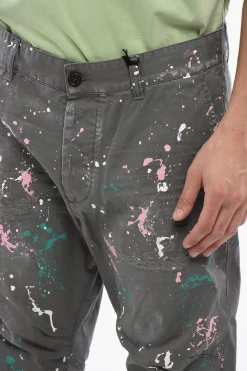 Pantaloni SEXY CHINO Effetto Vernice></noscript>Dsquared2 Clearance