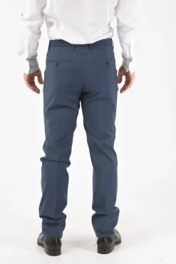 Best Pantaloni Slack ACADEMY in Lana Vergine Stretch Uomo Pantaloni
