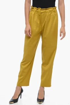 Pantaloni Slim Fit Vita Alta>EDRA Discount