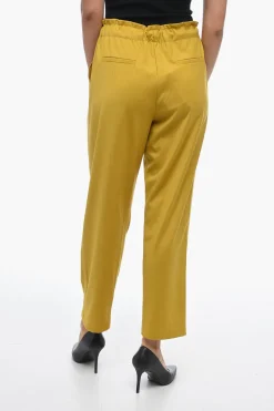 Pantaloni Slim Fit Vita Alta>EDRA Discount