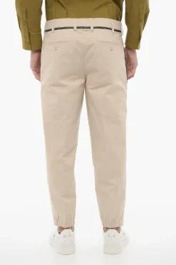 Pantaloni Slim Fit a Vita Regolare con Passanti>Neil Barrett Fashion