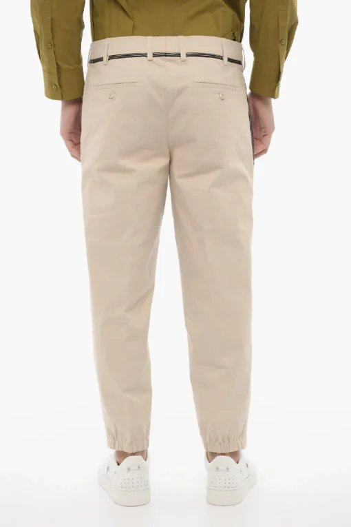 Pantaloni Slim Fit a Vita Regolare con Passanti>Neil Barrett Fashion