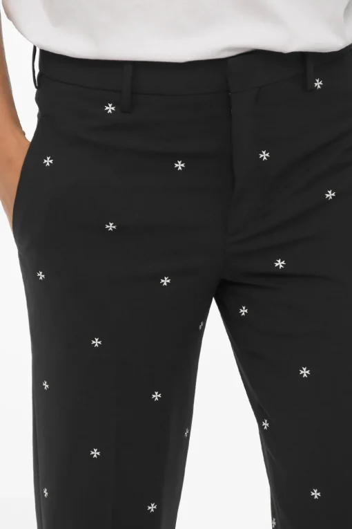 Discount Pantaloni Slim Fit a Vita Regolare Uomo Pantaloni