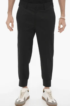 Pantaloni Slim Fit in Cotone Stretch a Vita Bassa>Neil Barrett Discount