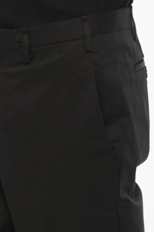 Pantaloni Slim Fit in Cotone Stretch a Vita Bassa>Neil Barrett Discount