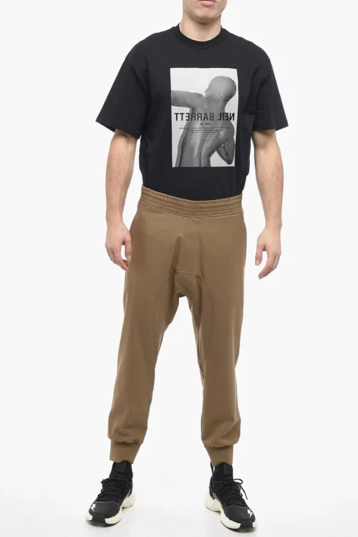 Pantaloni Slouch Fit CHARLIE con Polsini>Neil Barrett Online