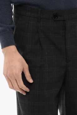 Pantaloni SPICA a Doppia Pince e Orlo con Risvolto>AllSaints Outlet