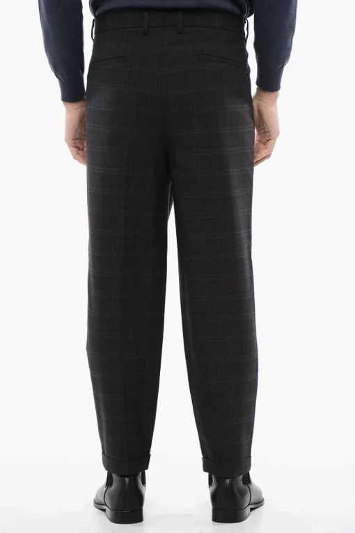 Pantaloni SPICA a Doppia Pince e Orlo con Risvolto>AllSaints Outlet