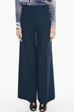 Pantaloni Straight Fit A Vita Alta>Super Blond Discount