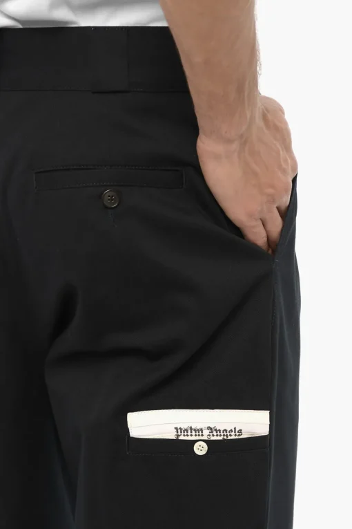 Pantaloni Straight Leg a Vita Alta>Palm Angels New