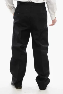 Pantaloni Straight-Fit A Vita Alta Con Coulisse>Maison Margiela Online