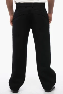Pantaloni Straight-Fit In Lana>Off-White Fashion