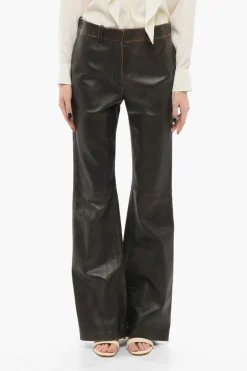 Pantaloni Svasati in Nappa>Loewe Sale