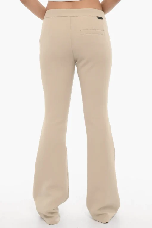 Pantaloni Svasati in Twill a Tinta Unita>Courreges New