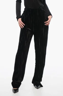 Pantaloni Svasati in Velluto>Balenciaga Clearance