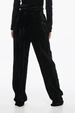 Pantaloni Svasati in Velluto>Balenciaga Clearance