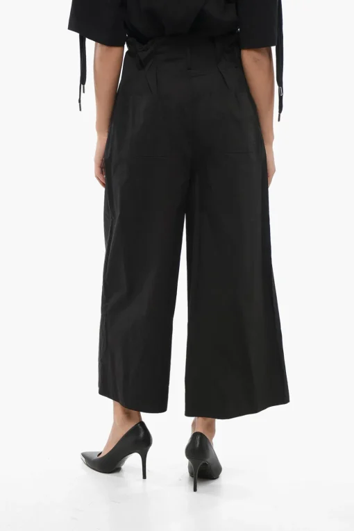 Pantaloni Svasati POSEIDONE A Doppia Pince e Vita Alta>Pinko Discount