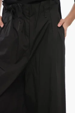 Pantaloni Svasati POSEIDONE A Doppia Pince e Vita Alta></noscript>Pinko Discount