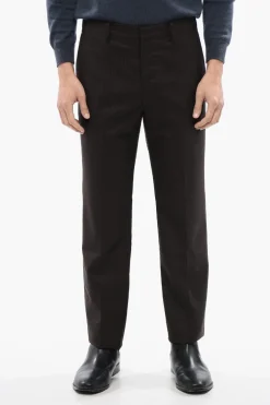 New Pantaloni THORPE Straight Fit Gessati Uomo Pantaloni
