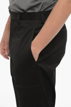 Pantaloni TOM in Cotone Stretch con Zip alla Caviglia></noscript>Neil Barrett Sale