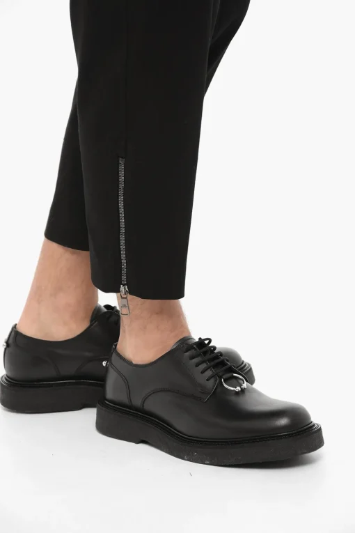 Pantaloni TOM in Cotone Stretch con Zip alla Caviglia>Neil Barrett Sale