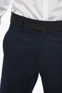 Pantaloni TOM Slim Fit con Bordi a Contrasto e Bottoni alla Caviglia></noscript>Neil Barrett Clearance