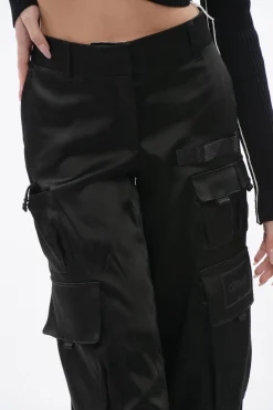 New Pantaloni TOYBOX Cargo In Satin Donna Pantaloni