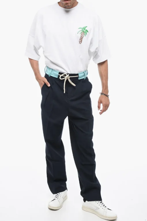 Pantaloni TRACK BELT Con Coulisse>Palm Angels Sale
