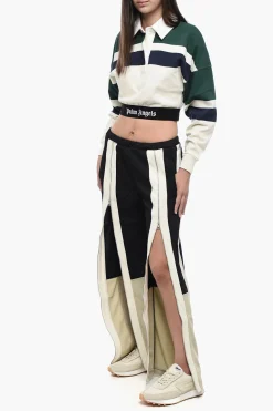 Best Pantaloni Track Con Zip Frontali Donna Pantaloni