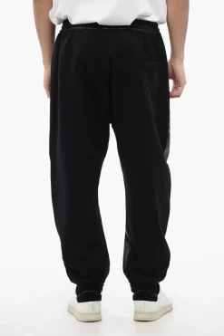 Pantaloni Track HYBRID SWAG in Eco-pelle e Jersey>Dsquared2 Outlet
