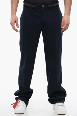 Pantaloni Varsity TECH DRILL Con Elastico In VIta>Off-White Discount