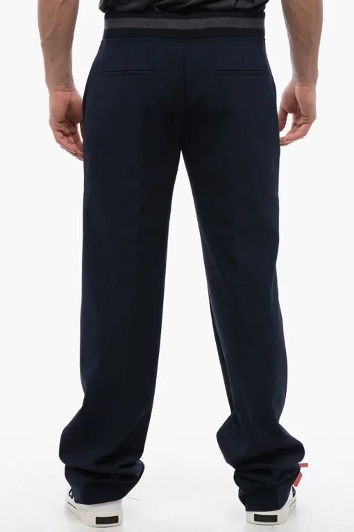 Pantaloni Varsity TECH DRILL Con Elastico In VIta>Off-White Discount