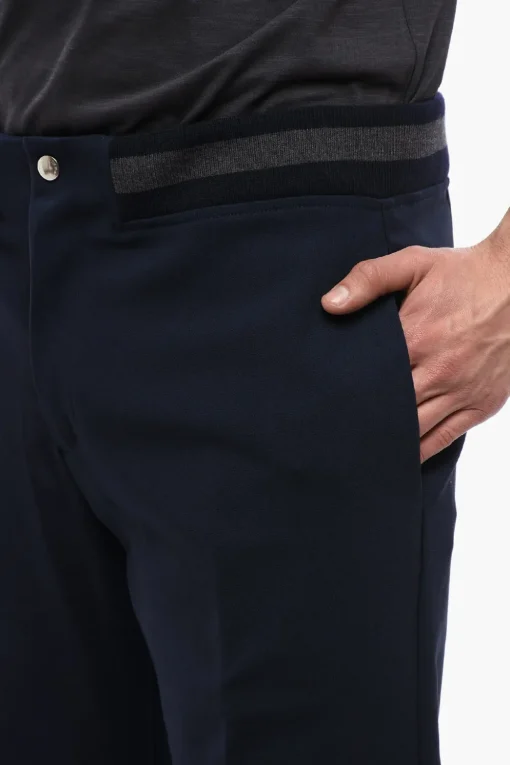 Pantaloni Varsity TECH DRILL Con Elastico In VIta>Off-White Discount