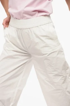 Pantaloni Wide Leg con Logo Patch></noscript>Dsquared2 Clearance