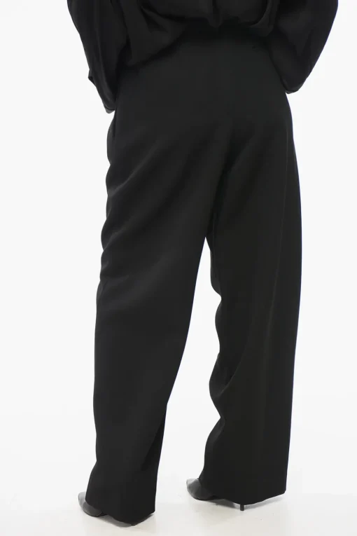 Pantaloni Wide Leg con Pince>The Row Discount