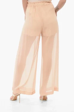 Pantaloni Wide Leg in Chiffon>Sleep no More Best