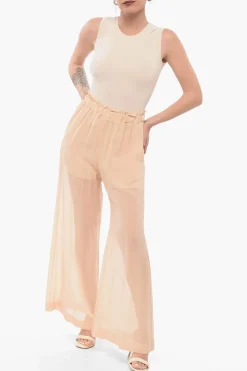 Pantaloni Wide Leg in Chiffon></noscript>Sleep no More Best