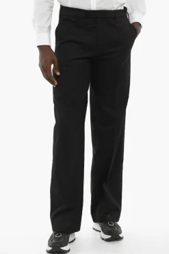 Pantaloni Wide Tube Fit in Cotone Stretch>Neil Barrett Sale