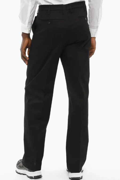 Pantaloni Wide Tube Fit in Cotone Stretch>Neil Barrett Sale