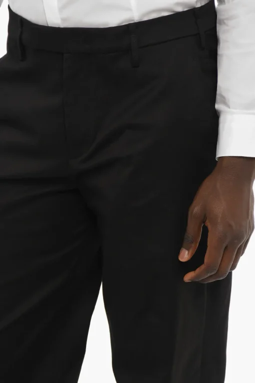 Pantaloni Wide Tube Fit in Cotone Stretch>Neil Barrett Sale
