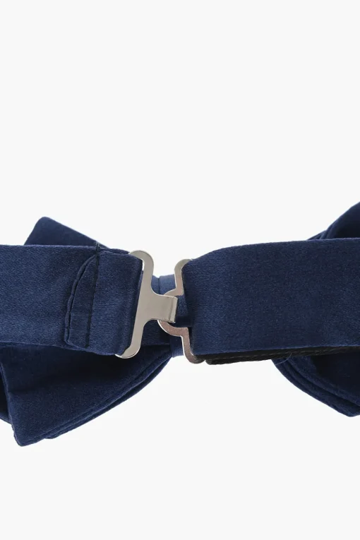 Discount Papillon Cerimonia in Satin di Seta Uomo Cravatte