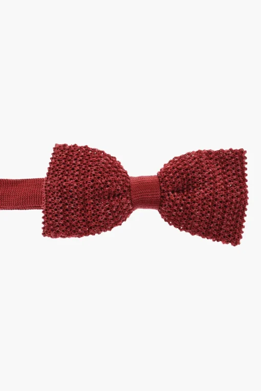 Best Papillon in Maglia di Misto Lino Uomo Cravatte