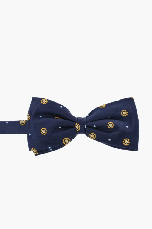 Papillon in Seta con Motivo Floreale>Corneliani Outlet