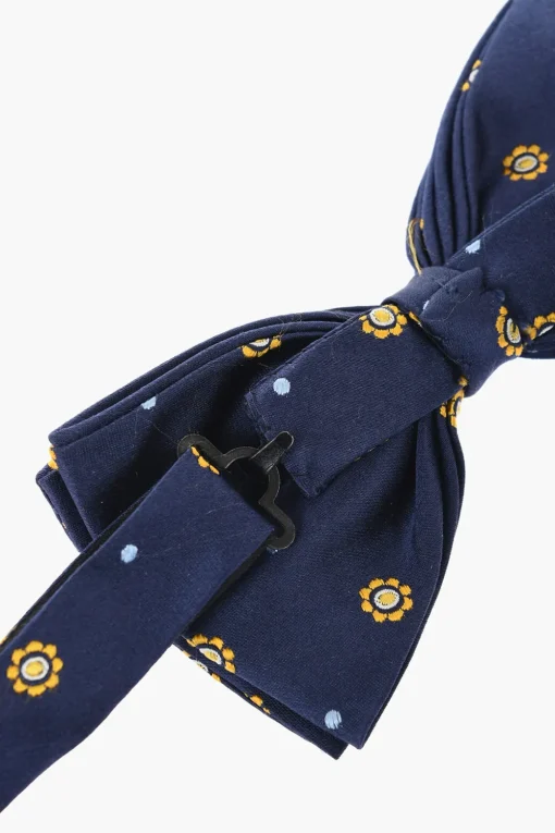 Papillon in Seta con Motivo Floreale>Corneliani Outlet