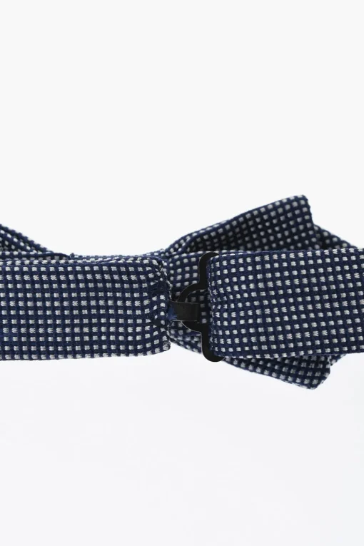 Papillon in Seta Motivo Pin Check>Corneliani Sale